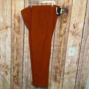 Women Antthony Pants Original 2X Burnt Orange Pullon Slacks NWT